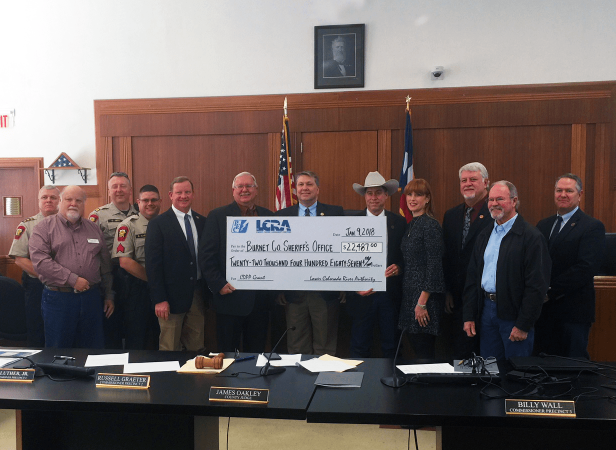 Lcra Pedernales Electric Cooperative Award 22 487 Grant For Law Enforcement Radios Lcra