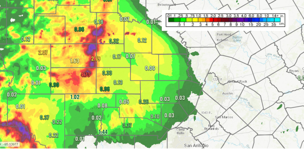 Data courtesy of NOAA/National Weather Service