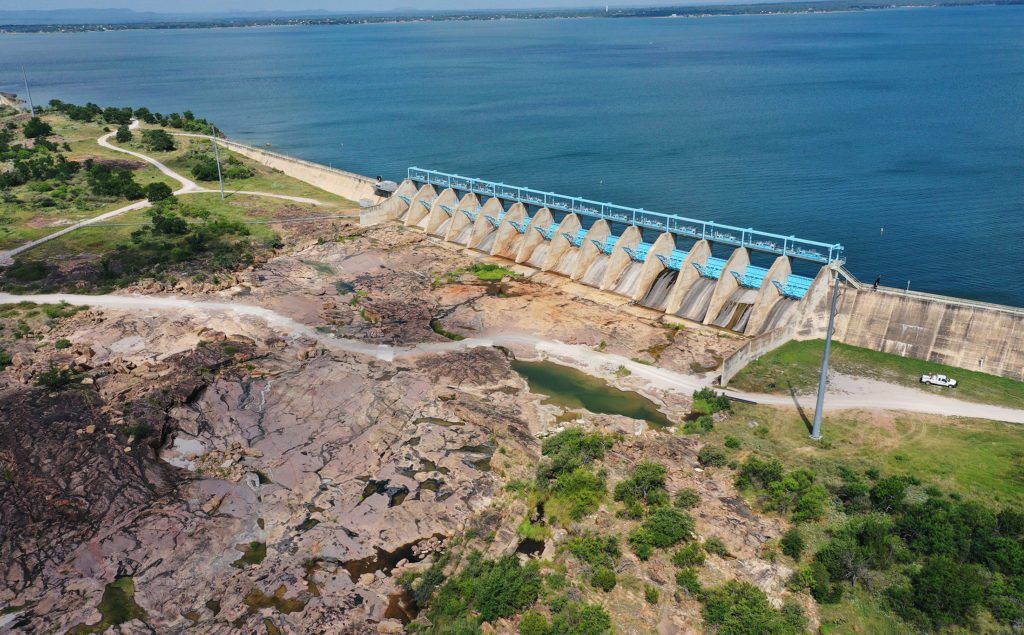 Buchanan dam on Wednesday, July 14, 2021.<br />
0.9.142