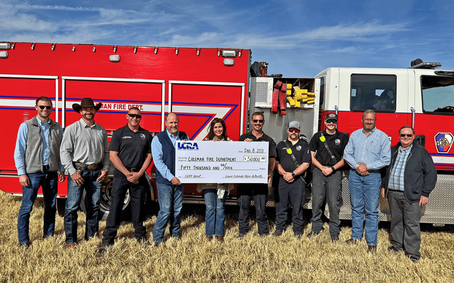 2021-12-08_LCRA_awards_grant_new_fire_training_center_Coleman