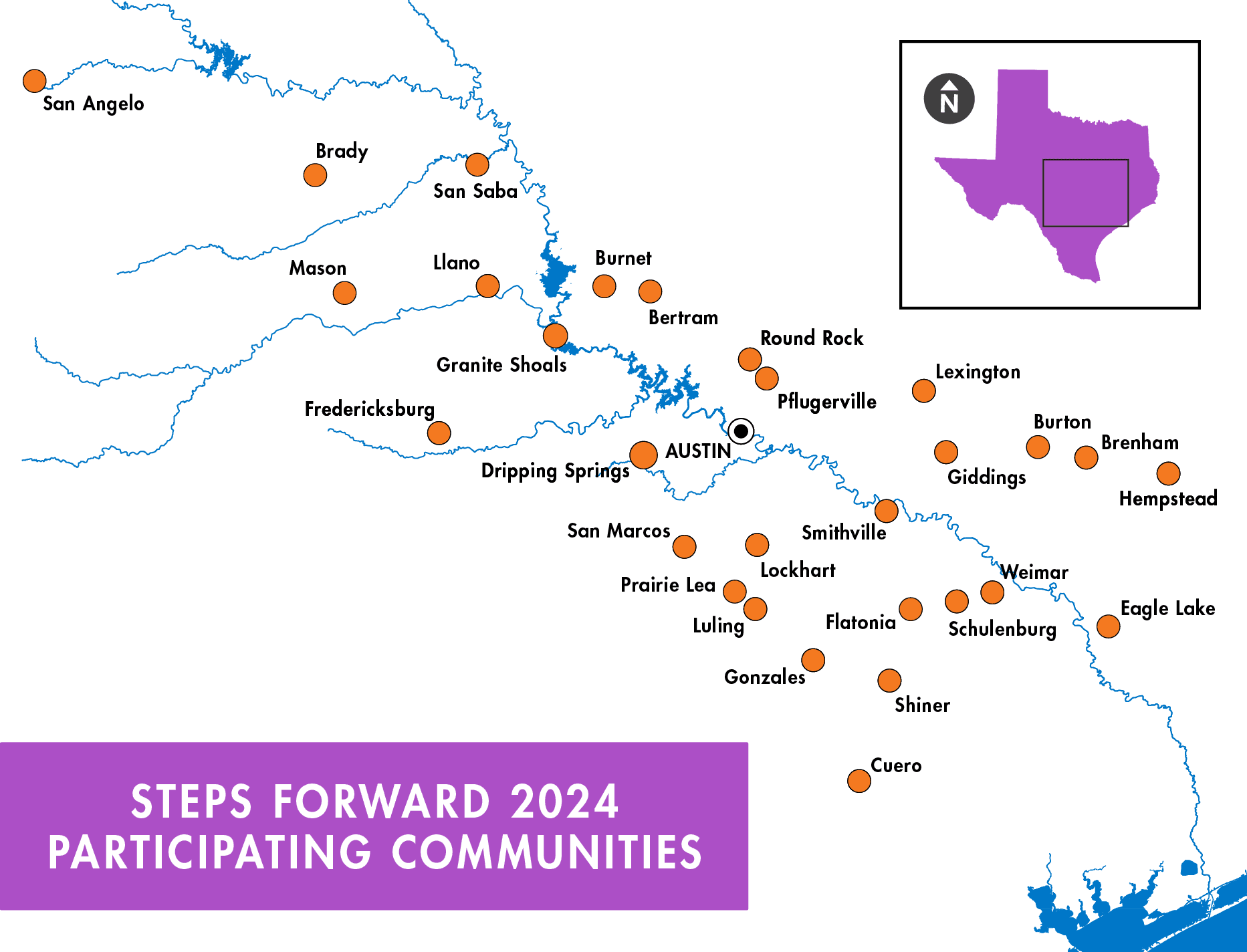 2024 Steps Forward Map