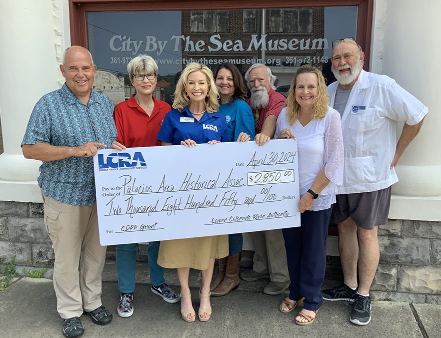 LCRA awards $2,850 grant to Palacios museum