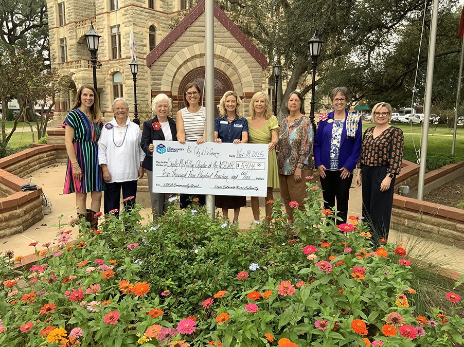 LCRA, City of La Grange award $5,414 grant to honor local Revolutionary War hero