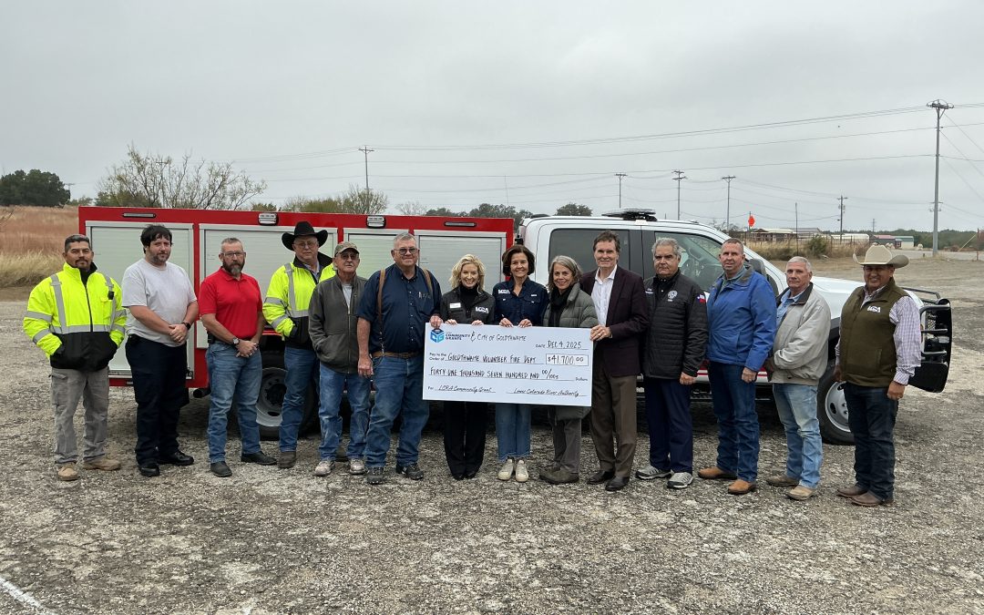 LCRA awards $41,700 grant to Goldthwaite VFD for station expansion